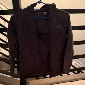 The North Face Charcoal Quilted Hoodie